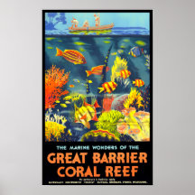 Great Barrier Coral Reef Australien Jahrgang Reise