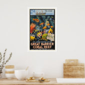 Great Barrier Coral Reef Queensland Australia Poster (Küche)