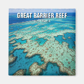 Great Barrier Reef Australia Reisen Magnet (Vorne)