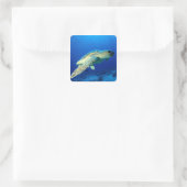 Great Barrier Reef, Australien 2 Quadratischer Aufkleber (Tasche)