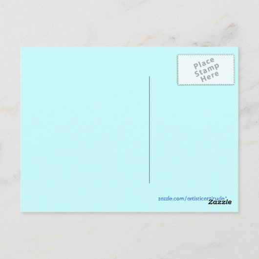 Great Barrier Reef Australien Blauer Hai Postkarte (Rückseite)