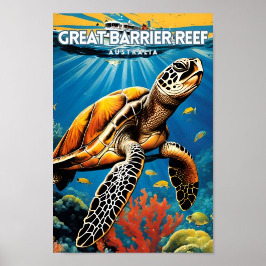 Great Barrier Reef Australien Poster (Vorne)