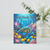 Great Barrier Reef Australien Postkarte (Stehend Vorderseite)