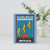 Great Barrier Reef Australien Reisewerbung Postkarte (Stehend Vorderseite)