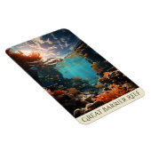 Great Barrier Reef | Australische Kunst | Meeresfi Magnet (Rechte Seite)