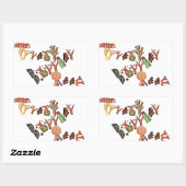 Great Barrier Reef, Coral, Rechteckiger Aufkleber (Blatt)