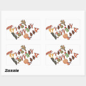 Great Barrier Reef, Coral, Rechteckiger Aufkleber (Blatt)