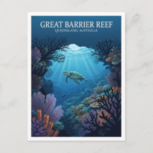 Great Barrier Reef — Flynn Reef Cairns Australien Postkarte