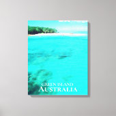 Great Barrier Reef Green Island Australien Reise Leinwanddruck (Vorderseite)