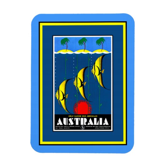 Great Barrier Reef Magnet (Vertikal)