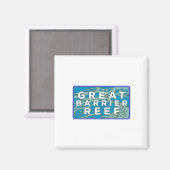 Great Barrier Reef Magnet (Vorderseite/Rückseite)