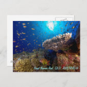 Great Barrier Reef Postkarte (Vorne/Hinten)