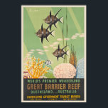 Great Barrier Reef Queensland Australia Vintage Poster<br><div class="desc">Great Barrier Reef Queensland Australia Vintage Travel Poster - Framed Unframed Vintage Travel Posters, vintage travel poster art, retro travel poster, travel wall art, vintage travel print, classic travel illustration, retro tourism poster, old travel advertising art, travel poster decor, vintage destination poster, retro wall art print, travel art print, nostalgic...</div>