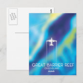 Great Barrier Reef, Queensland, Australien Postkarte (Vorne/Hinten)