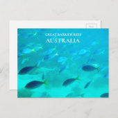 Great Barrier Reef Queensland australische Reise Postkarte (Vorne/Hinten)