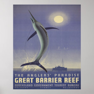Great Barrier Reef Reiseplakat Poster