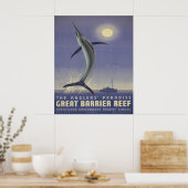 Great Barrier Reef Reiseplakat Poster (Küche)
