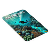 Great Barrier Reef Scuba Diver Magnet (Rechte Seite)