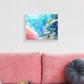 Great Barrier Reef Wasserfarbe Leinwanddruck (Insitu (Wohnzimmer))