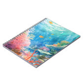 Great Barrier Reef Wasserfarbe Notizblock (Linke Seite)