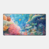 Great Barrier Reef Wasserfarbe Schreibtischunterlage (Vorderseite)