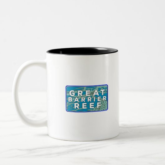 Great Barrier Reef Zweifarbige Tasse (Links)