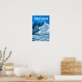 Great-Basen-Nationalpark Wheeler Peak Vintag Poster (Küche)