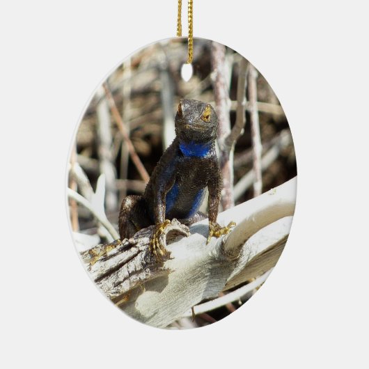 Great Basin Fence Lizard in Joshua Tree Keramikornament (Rechts)