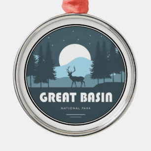 Great Basin National Park Hirsche Ornament Aus Metall