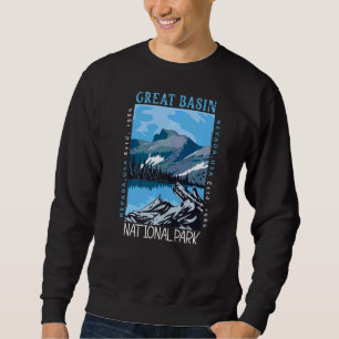Great Basin National Park Nevada Distresressed Vin Sweatshirt