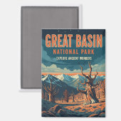 Great Basin National Park Nevada Magnet (Vorderseite/Rückseite)