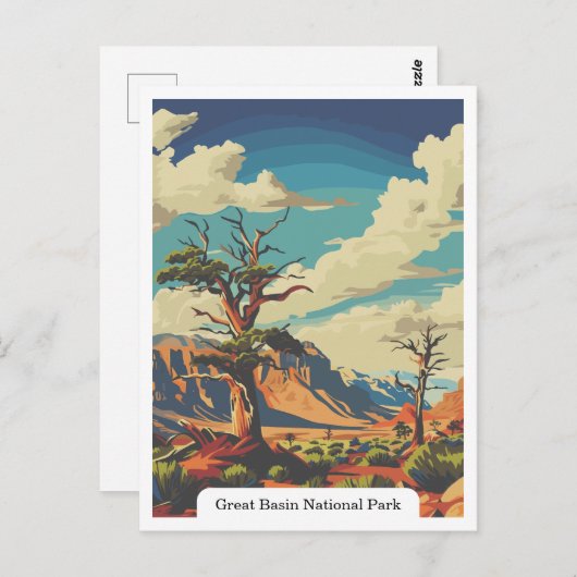 Great Basin National Park, Nevada USA Postkarte (Vorne/Hinten)