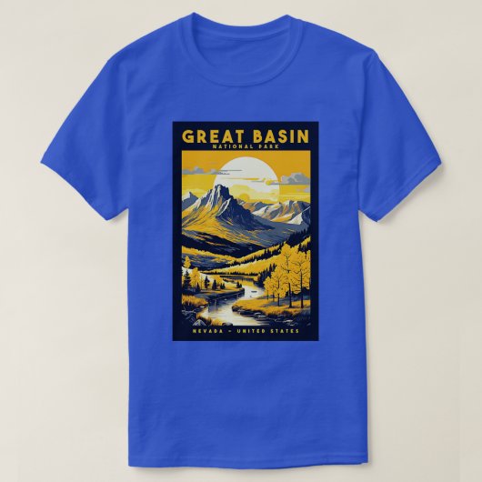 Great Basin National Park Nevada Vereinigte Staate T-Shirt (Design vorne)