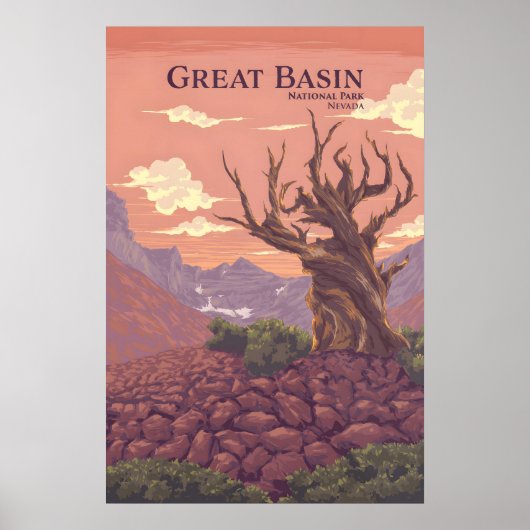 Great Basin National Park Travel Poster (Vorne)