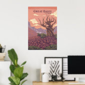 Great Basin National Park Travel Poster (Heimbüro)