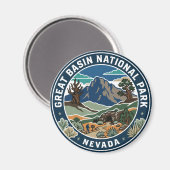 Great Basin National Park USA Magnet (Vorderseite/Rückseite)