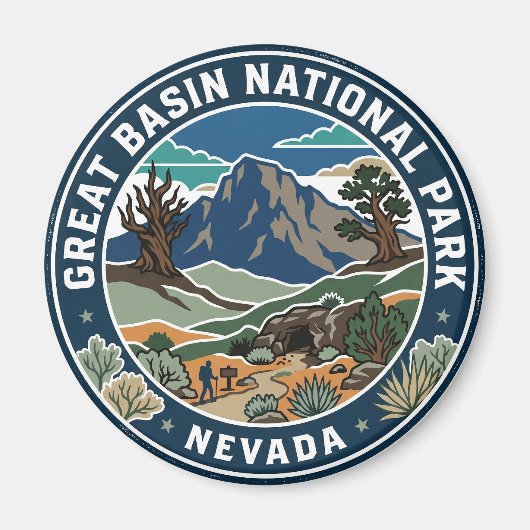Great Basin National Park USA Magnet (Vorne)