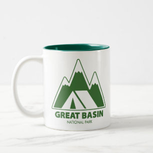 Great-Basin-Nationalpark Berge Camping Zweifarbige Tasse