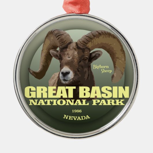 Great Basin NP (Bighorn) WT Ornament Aus Metall (Vorne)
