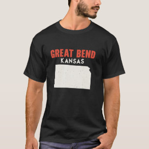 Great Bend Kansas USA Staat America Travel Kansan T-Shirt