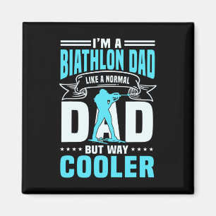 Great Biathlon Vater Sprichwort Langlaufloipen Män Magnet