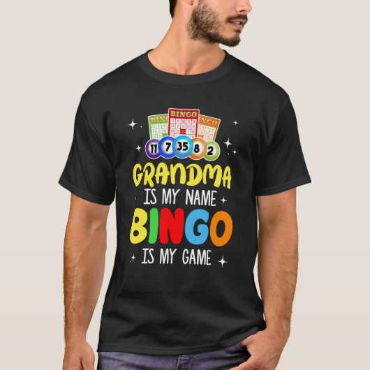 Great Bingo Art of Oma Women Gambling Bingo P T-Shirt (Vorderseite)