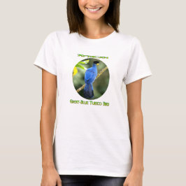 Great Blue African Turaco Bird T-Shirt