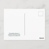 "Great Blue Heron 1." Postkarte (Rückseite)