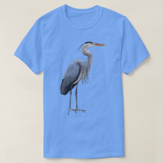 Great Blue Heron 1 T-Shirt (Design vorne)