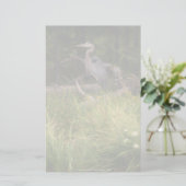 Great Blue Heron 8917 Briefpapier (Stehend Vorderseite)