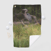 Great Blue Heron 8917 Golfhandtuch (Insitu)