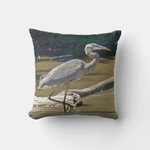 Great Blue Heron - Ardea herodias Kissen