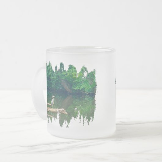 Great Blue Heron - Ardea herodias Mattglastasse (Vorderseite Links)