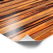 Great Blue Heron at Sunset Fotodruck (Ecke)